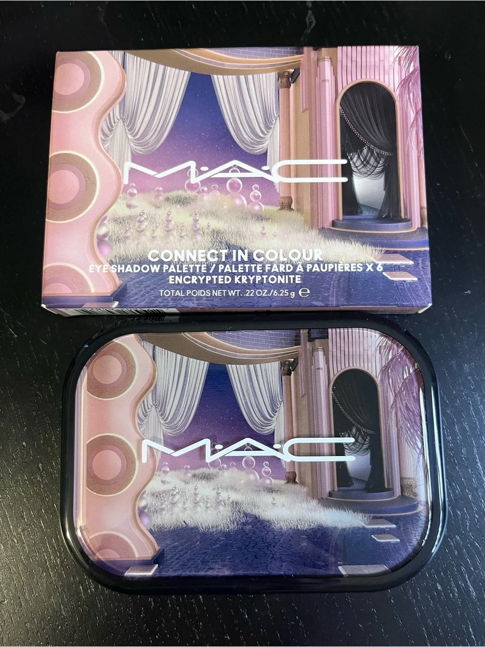 MAC Connect in Colour Eye Shadow Palette in Encrypted Krypto + Mini Lipstick Set